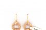 18 Carat Rose Gold Earrings - Sapphire 1